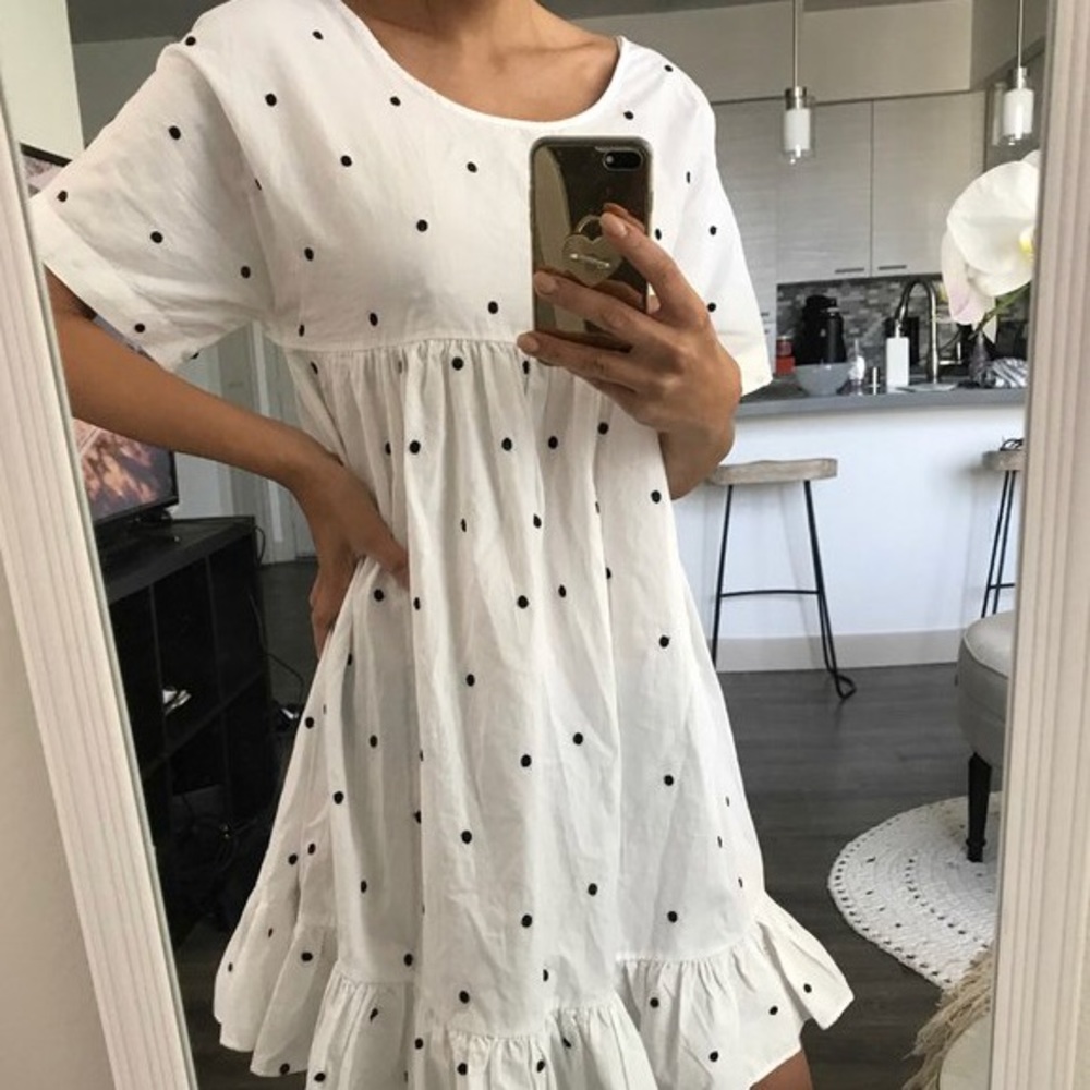 ZARA POLKA DOT DRESS!